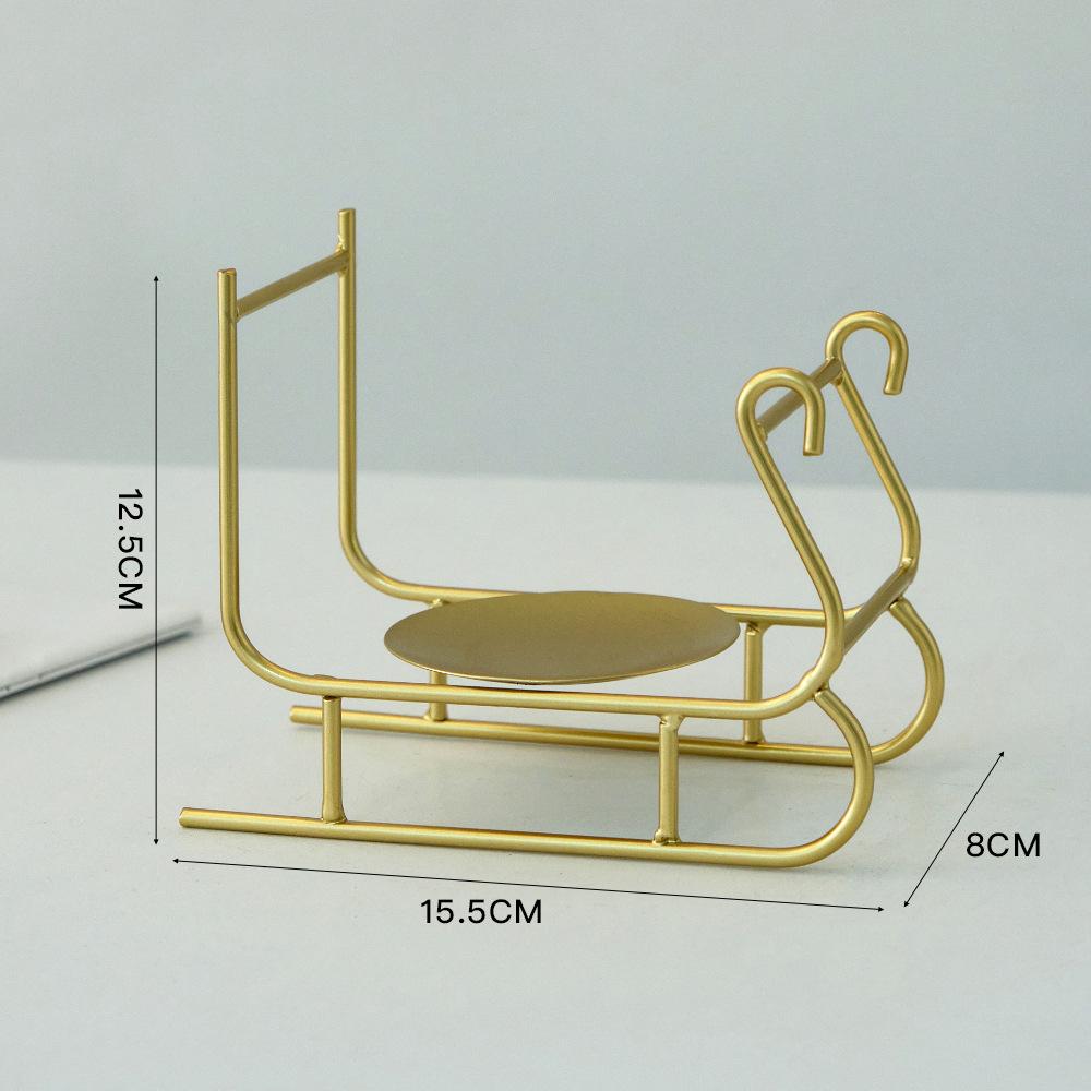 Домашний поднос для свечей Ресторанный стол Рождественское украшение Подсвечник Мебель