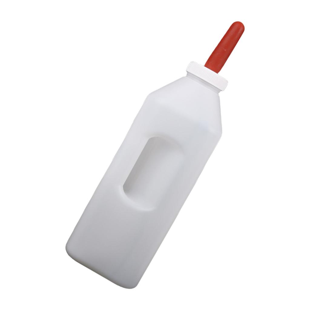 Бутылочка для кормления телят емкостью 1-5 л с ручкой и силиконовой соской для удобства кормления