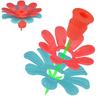 10Pcs Hummingbird Feeder Replacement Flowers Layer Install Design Easy To Double Flower-Shaped Bird Feeder