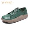 Women and Female Students Wear Natural Leather Casual Shoes In Summer, Spring and Fall
