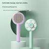 Self-Cleaning Cat Hair Comb: Detangling & Massaging Pet Grooming Tool