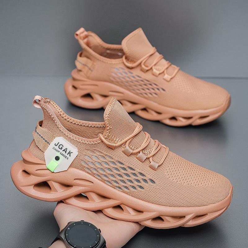 Летняя мужская обувь большого размера, легкая, дышащая, сетчатая, мужские кроссовки, беговые кроссовки, теннисная спортивная мужская обувь