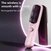 Anti-Scald Protection Electric Hair Straightener Brush USB Charging Hair Brush  Home Use