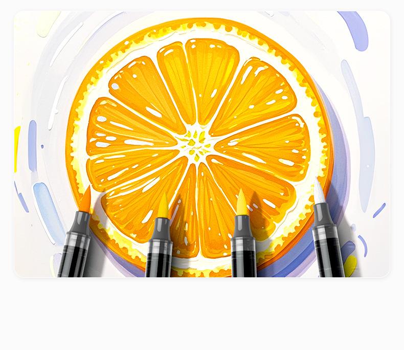 Acrylic Soft-Tip Marker for Elementary Students - Opaque, Blendable, Washable