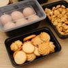 10-20 шт. Одноразовый ланч-бокс Bento, кухонный контейнер для хранения в холодильнике с крышками, черные контейнеры для еды, герметичный ланч-бокс для салата, сэндвича