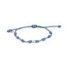 Bracelet - Luxenter - Harai - Argent 925 - Coton Bleu - Ajustable