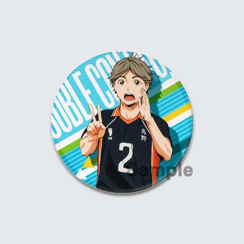 32/44/58 мм мультяшные фигурки Кенма Кодзуме, значок аниме Haikyuu!! Броши на рюкзак, одежда, ручная работа, круглые эмалевые булавки для фанатов, ювелирные украшения, подарок