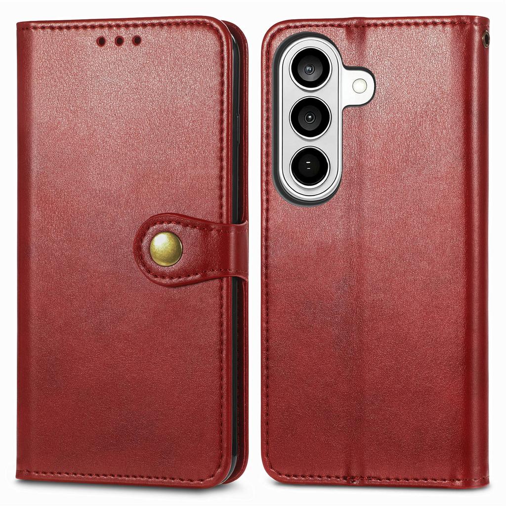 Чехол-бумажник с откидной крышкой из ПУ-кожи для Sony Xperia 10 VII с ремешком