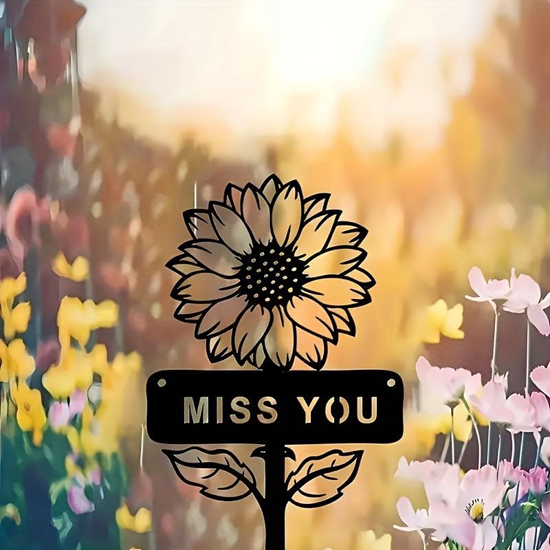 1 шт. Очаровательный металлический садовый декоративный колышек в виде подсолнуха для улицы, двора, патио, сада, фестиваля, украшения для домашней вечеринки