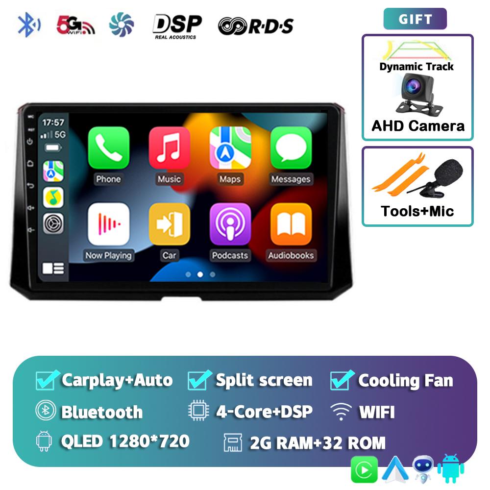 Android14 мультимедийный видеоплеер для Toyota Corolla 12 2019 2020 2021 2022 беспроводной Carplay стерео Carplay 4G WIFI GPS 2Din DSP