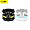 AWEI T35 Игровые наушники TWS Hands Free с низкой задержкой HiFi Глубокий бас Звук Настоящие беспроводные стереонаушники с микрофоном