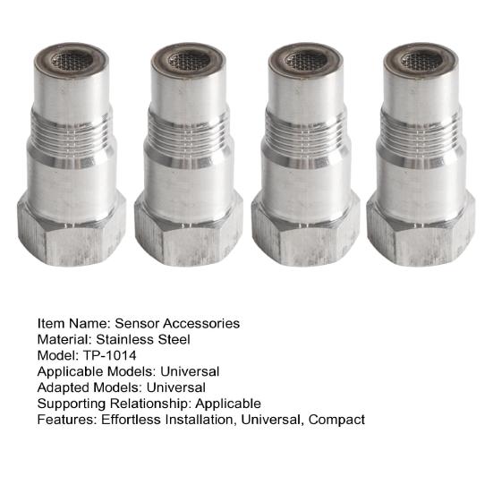 Фитинг-удлинитель из нержавеющей стали Адаптер с резьбой M18x1.5 Автомобильные сенсорные аксессуары Высокая термостойкость Прецизионная резьба