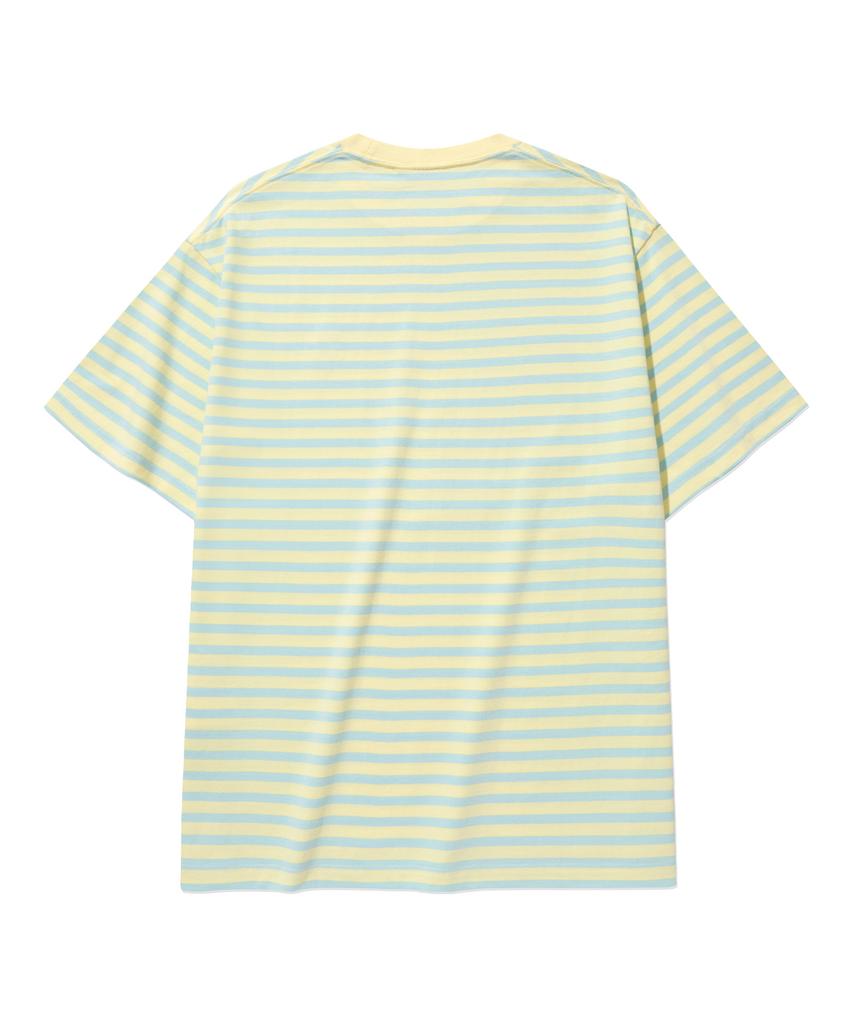 COVERNAT Basic Striped T-Shirt Lemon