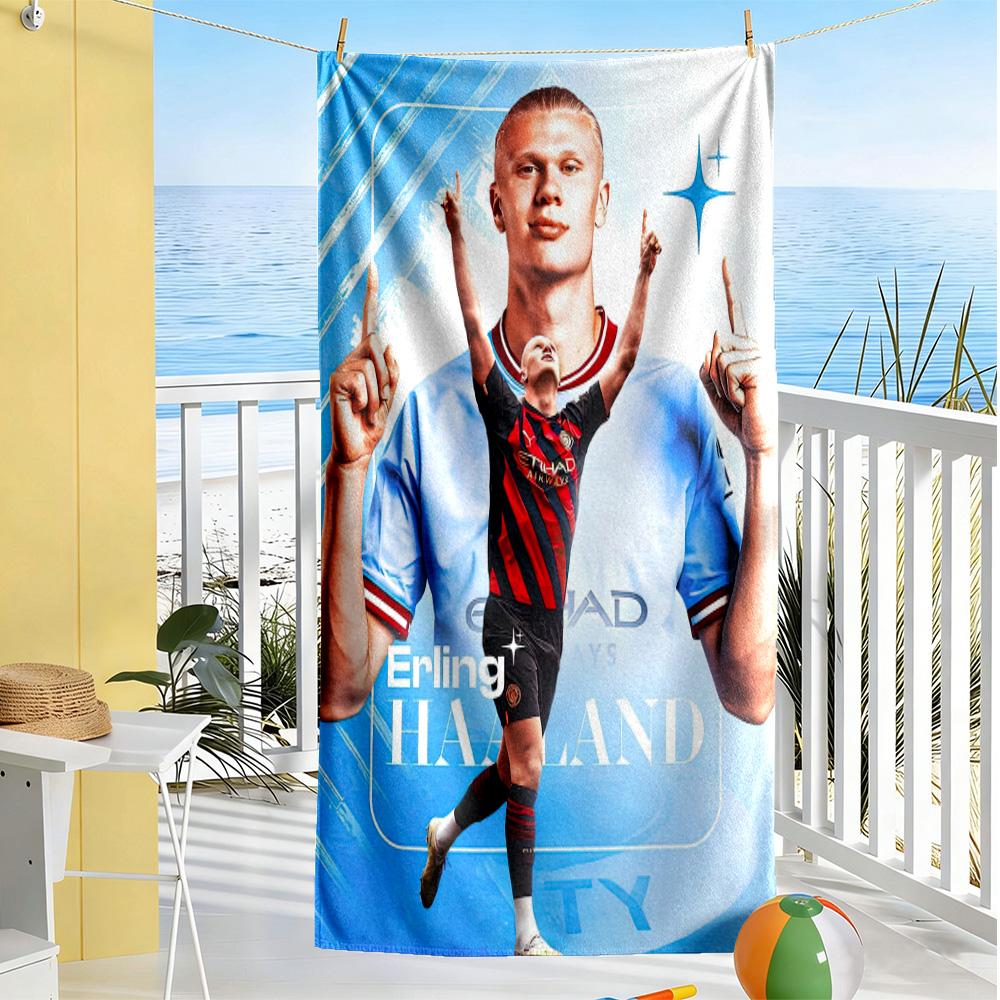 Haaland's Brilliant Performance Beach Towel Super Soft & Absorbent Comfortable Lightweight