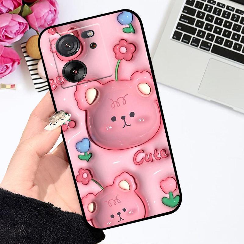 Чехол для телефона Redmi K60 Ultra Чехол K 60 Extreme Edition K60E Мягкий силикон ТПУ Fundas Для Redmi K60 Pro Мультяшный Расписной Корпус