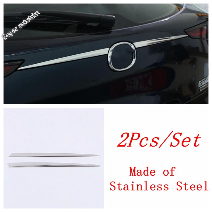 Lapetus Auto Rear Trunk Accent Cover Tail gate Mouding Trim Back Boot Door Strip Sticker For Mazda CX-30 - 2025 Accessories