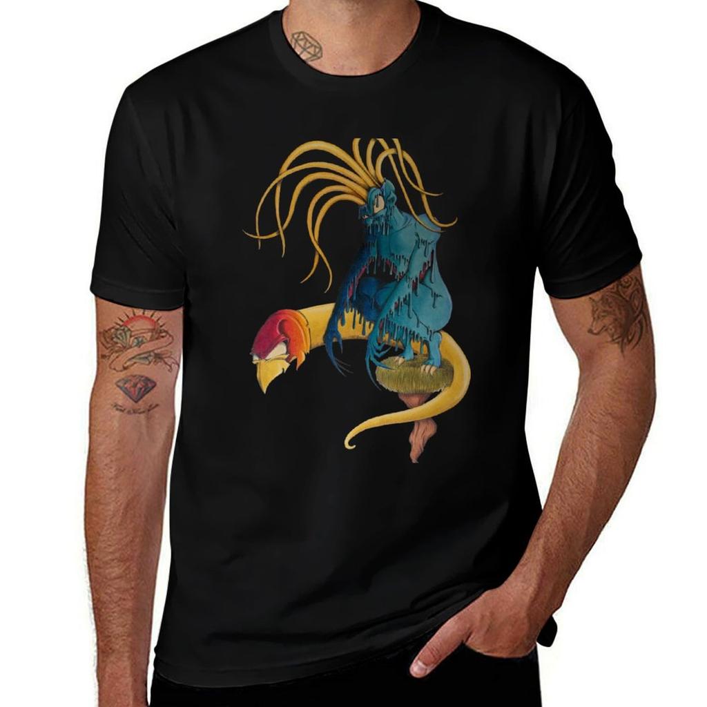 Melting Floating Tshirt Classic Basic Casual Tshirt