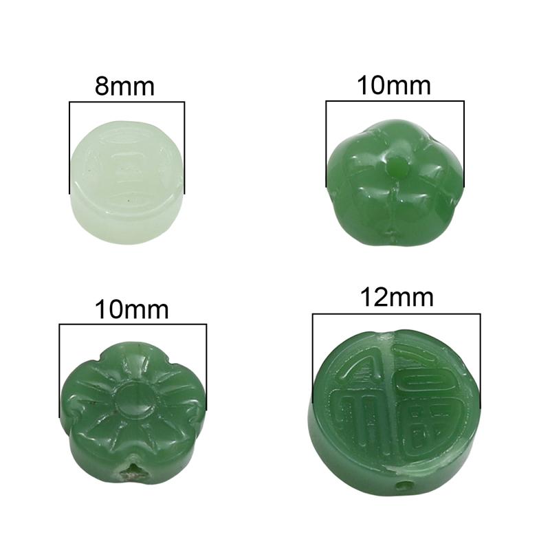 10 шт. хрустальные бусины в виде тыквы и сливы, свободные бусины-разделители для DIY браслета, ожерелья, изготовления ювелирных изделий