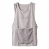 Breathable Cooking Bibs Sleeveless Kitchen Vest Stylish Housework Smock  Catering Work