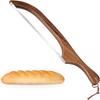 Bread Knife for Homemade Bread Sourdough Bread Knife 15.7" Bread Slicer for Homemade Bread Baguettes and More Cuts Thin Bow Design Easy To Cutting