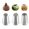 Extrusion Nozzle, Extrusion Nozzle Pipe Tip, Mont Blanc Extruder, 3-Piece Set, 8-Hole, 9-Hole, 13-Hole, Baking Extruder, Stainless Steel Lace Cake Dec