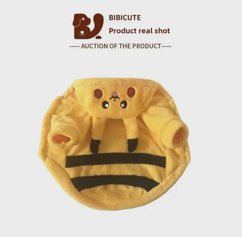 Универсальный зимний наряд для питомца Пикачу: Теплый костюм для маленькой собаки и кошки