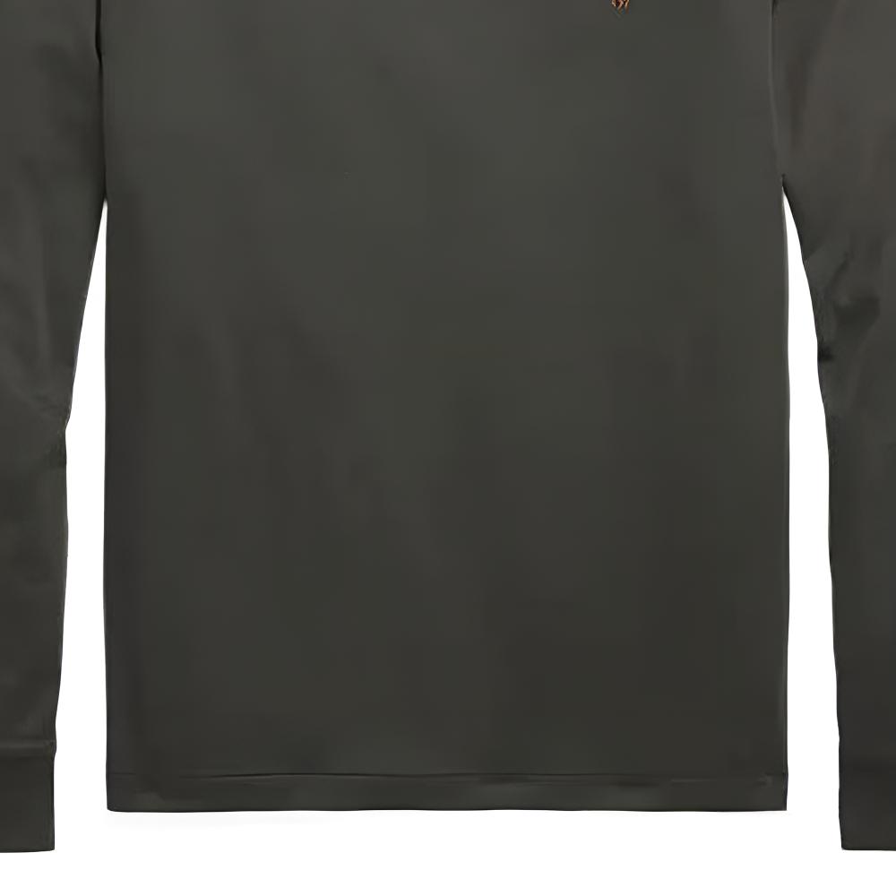 Polo Ralph Lauren FW22 Solid Slim Fit Crew Neck Long Sleeve T Shirt Men Tops Green MNPOTSH16820268-300