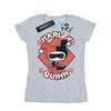 Womens/Ladies Chibi Harley Quinn Badge Cotton T-Shirt