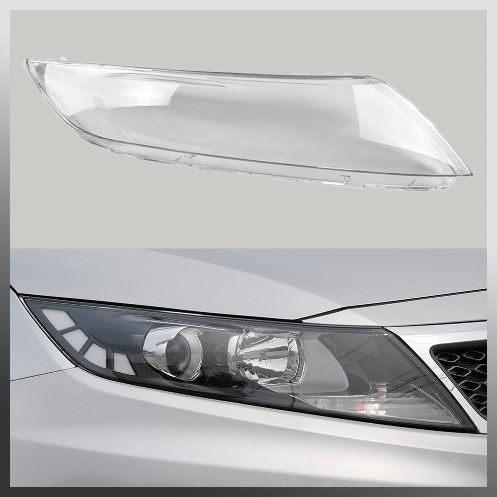 Накладка на передние фары для KIA K5 2009 2010 2011 2012 2013 Прозрачная линза фары Замена оригинального корпуса плафона фары