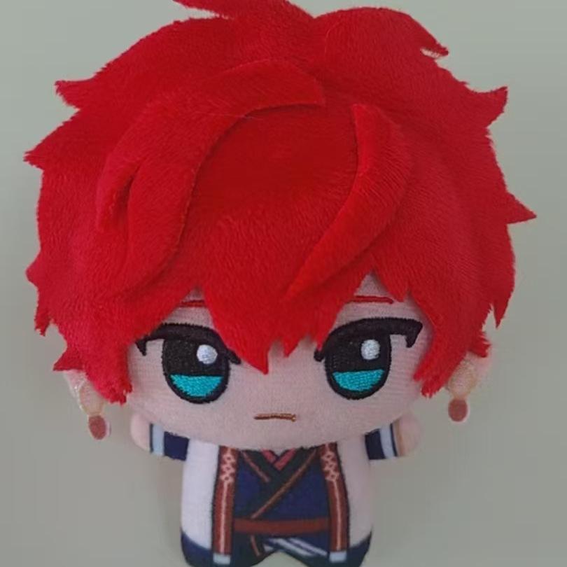 Ensemble Stars Plush Set 2pcs Niki Rinne Mini Cotton Doll Chibi Game Character Stuffed Keychain for Fans Backpack Pendant Birthday Collectible Gift