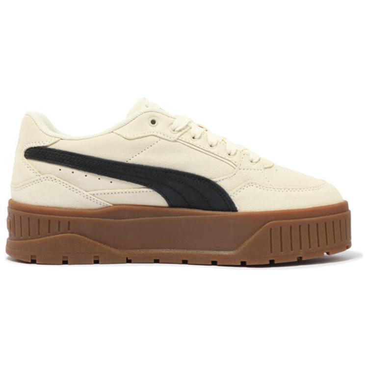 Puma Karmen II Comfortable Lightweight Low-Top Sneakers Women Sneakers Off-White 402033-01