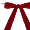 12 шт. рождественские бархатные банты, красные ленточные бархатные банты с золотыми завязками для украшения рождественской елки, гирлянды