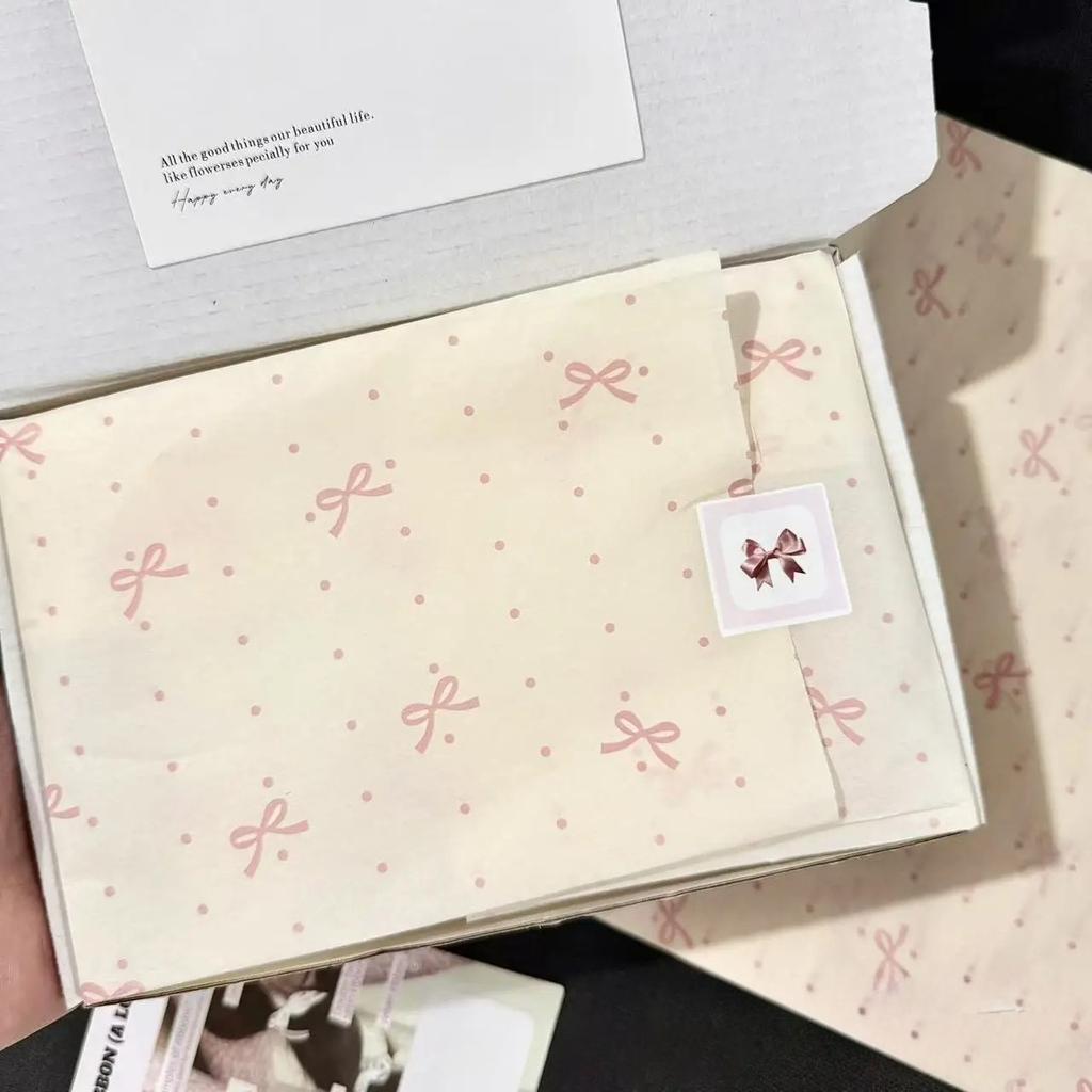 10/1000 листов Рождественский фонарь и узор из роз Тишью бумага Упаковка для подарков Полупрозрачная для рождественской вечеринки по случаю дня рождения Декор