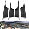 Set 4 Door Interior Inside Handle Pull Carrier Cover For BMW 7 F01 F02 2008-2015