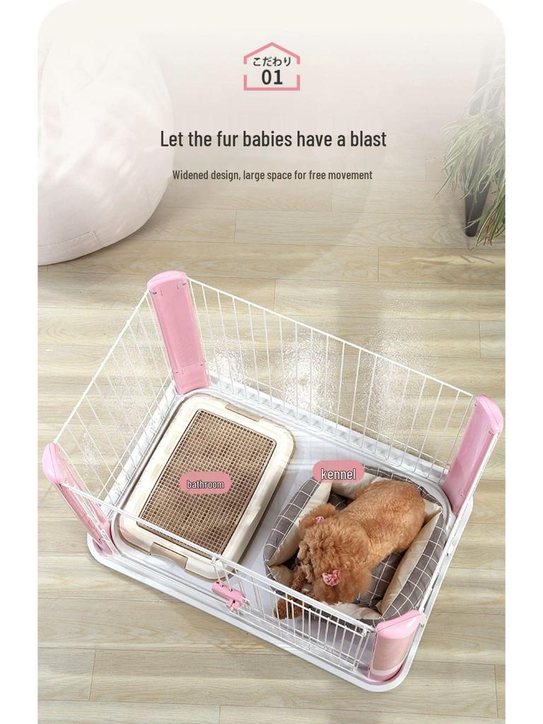 Iris Colorful Indoor Dog Cage for Small and Medium Dogs