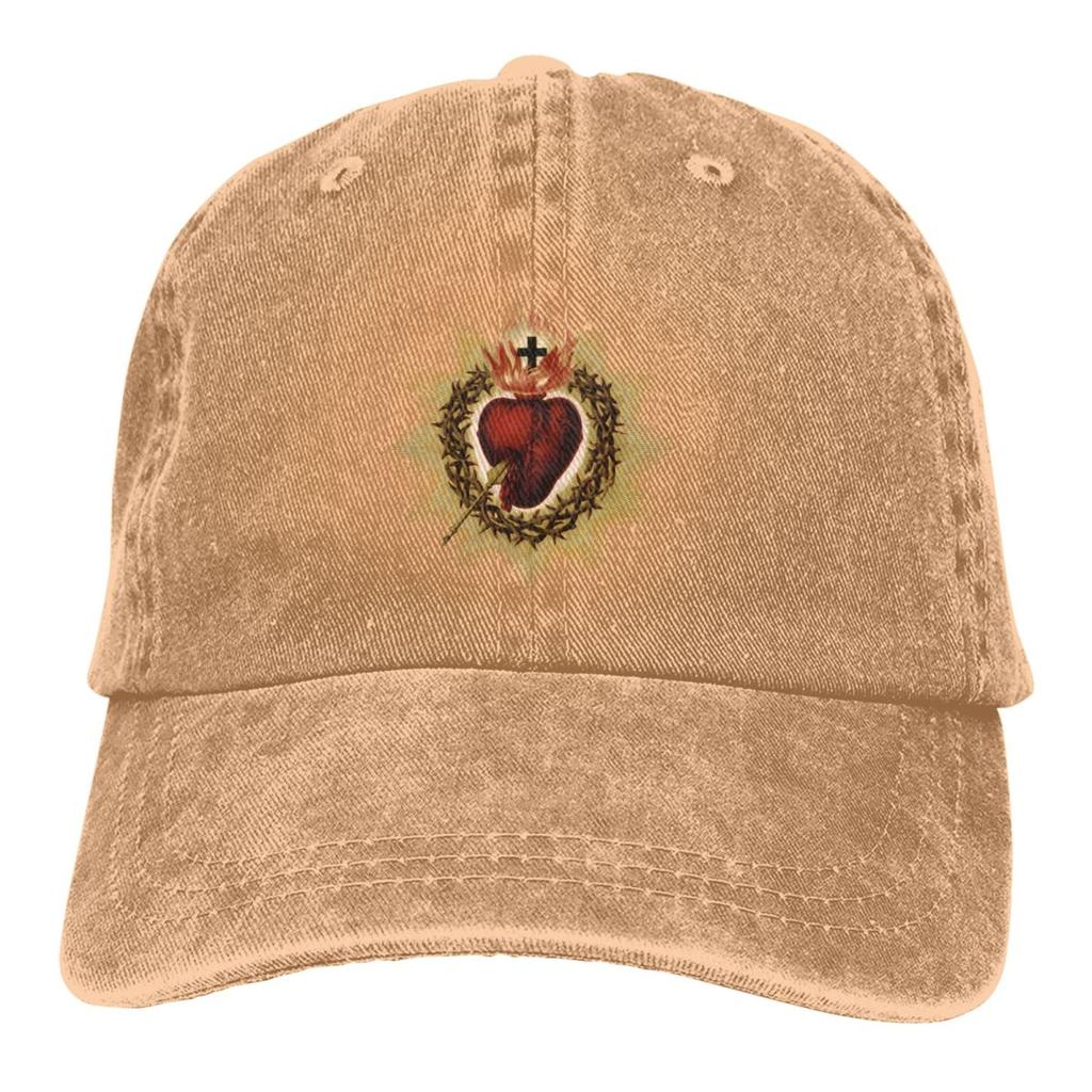 Католическая бейсболка Sacred Heart, шляпы унисекс, WoUnisex, козырек, защита Snapback, кепки с крестом Иисуса Бога