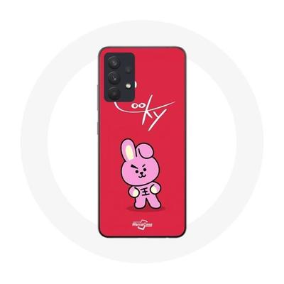 Coque Pour Samsung Galaxy A13 4G / A13 4G Lite BTS Bangtan Garçons BT21 Cooky Fond Rouge