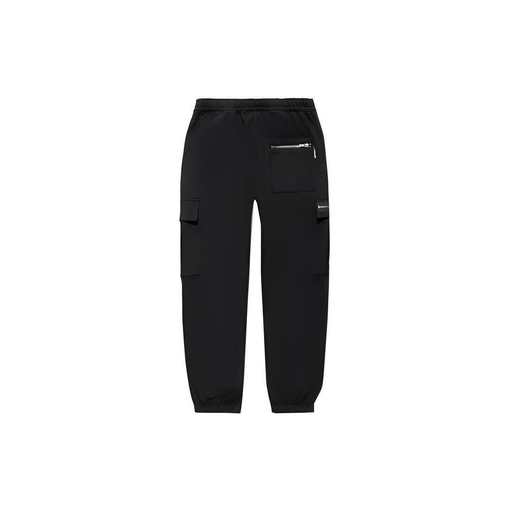 Мужские вязаные спортивные штаны Li Ning Черные AKLTB51-1