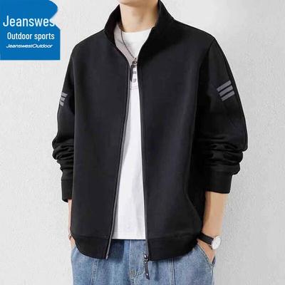 Мужская повседневная куртка Jeanswest для активного отдыха с воротником-стойкой