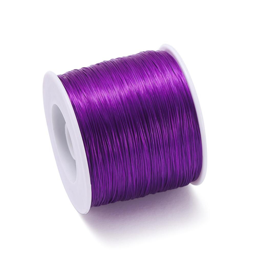 0,8 мм Корейская импортная эластичная леска, плоская шелковая эластичная леска ТПУ, эластичная леска для бисера, сделай сам, браслет, ожерелье, бусины