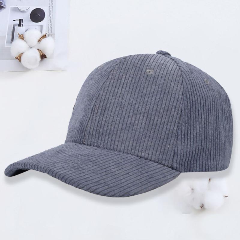 Вельветовая бейсболка с вышивкой, осенне-зимняя, для улицы, солнцезащитная, кепка с козырьком, мужская рабочая кепка