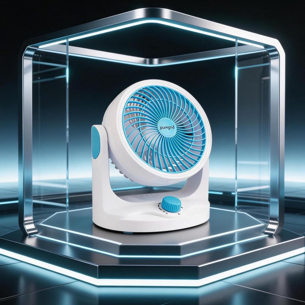Compact USB Silent Air Circulator Fan for Home & Dorm