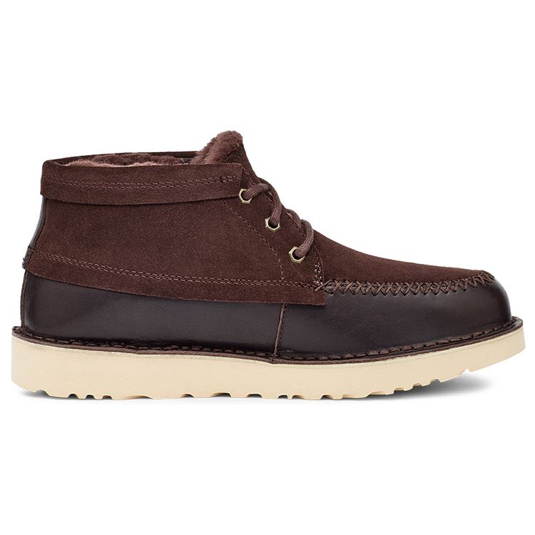 UGG Ботинки Campout Chukka из замши, теплые, прочные, универсальные, модные, короткие, мужские, кофейные 1120791-SMMR