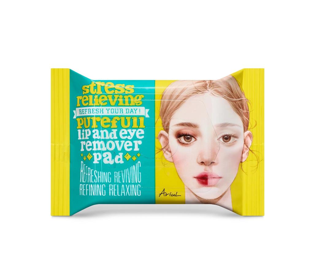 ARIUL Stress Reliefing Purefull Подушечки для снятия губ и глаз 30P*3EA