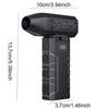 Mini Turbo Jet Fan 160000 RPM Digital Display Turbo Fan USB Rechargeable Brushless Motor Hair Dryer Powerful Blower With High Speed Duct Fan