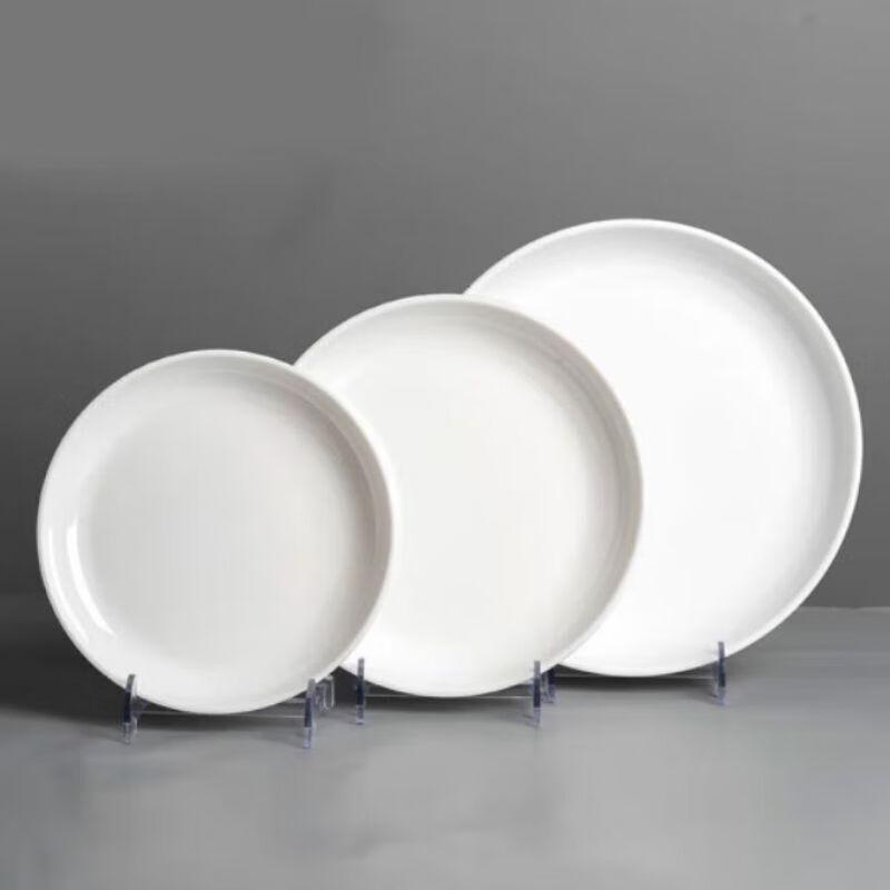 Minai Melamine Shallow Buffet Dinner Plates