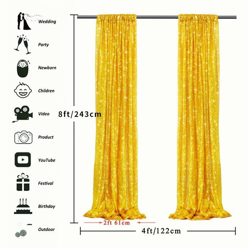 2 шт. блестящий фон с блестками, занавеска для фотосессии, декор для свадебной вечеринки