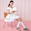 [Bailey Ballet Mary Jane] French Square Head Bow Inner Height Increase 2025 Autumn New Mary Jane Single Shoes Women