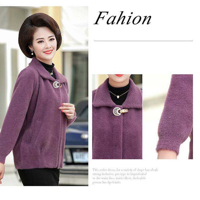 WTEMPO Шуба из искусственного норки, женская зимняя стильная тонкая модная шуба из норки с воротником-стойкой, короткая