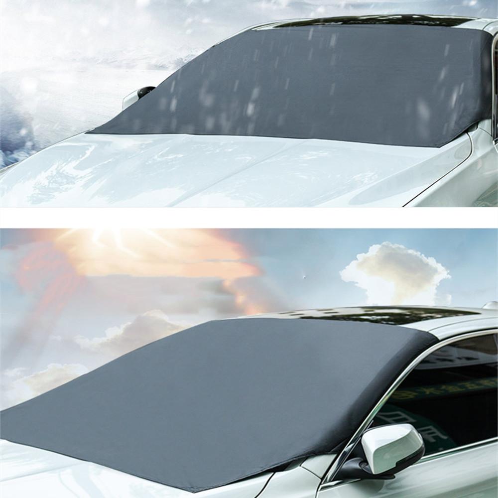 Automobile Magnetic Sunshade Cover Car Windshield Snow Sun Shade Waterproof Protector Cover Car Front Windscreen Cover